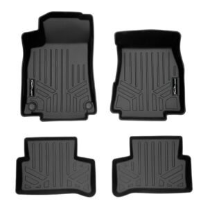 smartliner sa0533/b0533 all weather custom fit 2 row black floor mat liner set for 2021 mercedes-benz gla-class