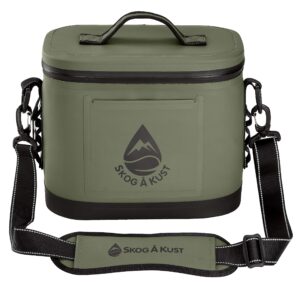 Skog Å Kust ChillSåk Airtight & Leakproof Soft Cooler Bags | Flip 6 Can Olive Green