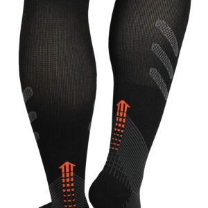 Vitalsox Sports Outdoor Compression Pair Equilibrium Socks, Black, Large US