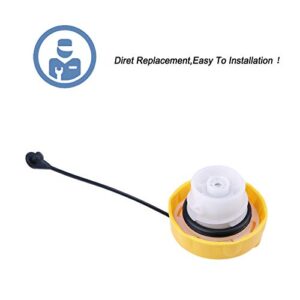 E85 Fuel Tank Filler Cap,Gas Cap Fit for Chrysler Dodge Jeep -2011-2019 Journey, 2014-2017 Cherokee, 2011-2013 Grand Cherokee， 2008-2019 Grand Caravan And More,Replace 52030379AB， 52030380AB，4766580AB