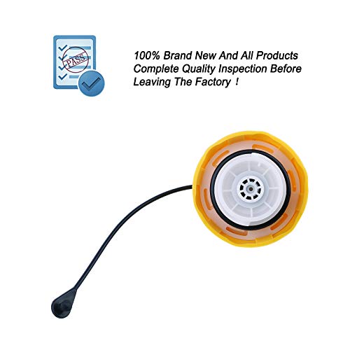 E85 Fuel Tank Filler Cap,Gas Cap Fit for Chrysler Dodge Jeep -2011-2019 Journey, 2014-2017 Cherokee, 2011-2013 Grand Cherokee， 2008-2019 Grand Caravan And More,Replace 52030379AB， 52030380AB，4766580AB