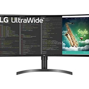 LG 35” VA HDR QHD UltraWide Curved Monitor, Black (35BN75C-B)