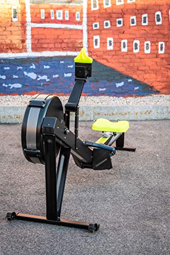 Yellow Phone Holder and Silicone Seat Cover Combo Designed for The Concept 2 Rowing Machine and PM5 Monitor