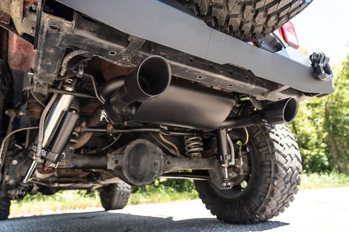 Rough Country Performance Exhaust for 2007-2018 Jeep Wrangler JK - 96002A