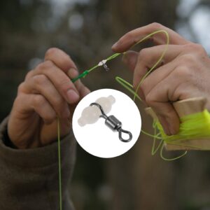 BESPORTBLE Luminous Gourd Swivel Luminous Swivels Connector Fishing Swivels Connector Fishing Barrel Swivel Fishing Rolling Swivels Tackle Accessories Fishing Hooks Contactor