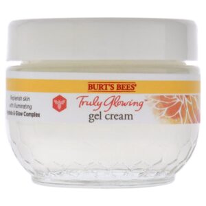 Burt's Bees Truly Glowing Replenishing Gel Cream, Moisturizer with Hydrate and Glow Complex for Normal and Combination Skin, 1.8 Fluid Ounces