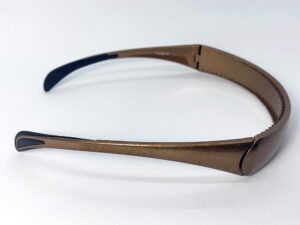 sqhair hinged headband fits like sunglasses providing lift and style without giving you a headache band (copper)