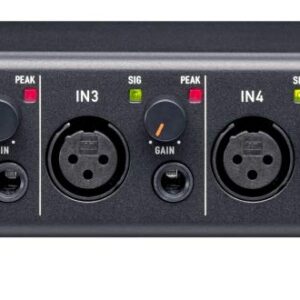 Tascam US-4x4HR 4 Mic 4IN/4OUT High Resolution Versatile USB Audio Interface for Recording, Streaming, Podcasting, Songwriting