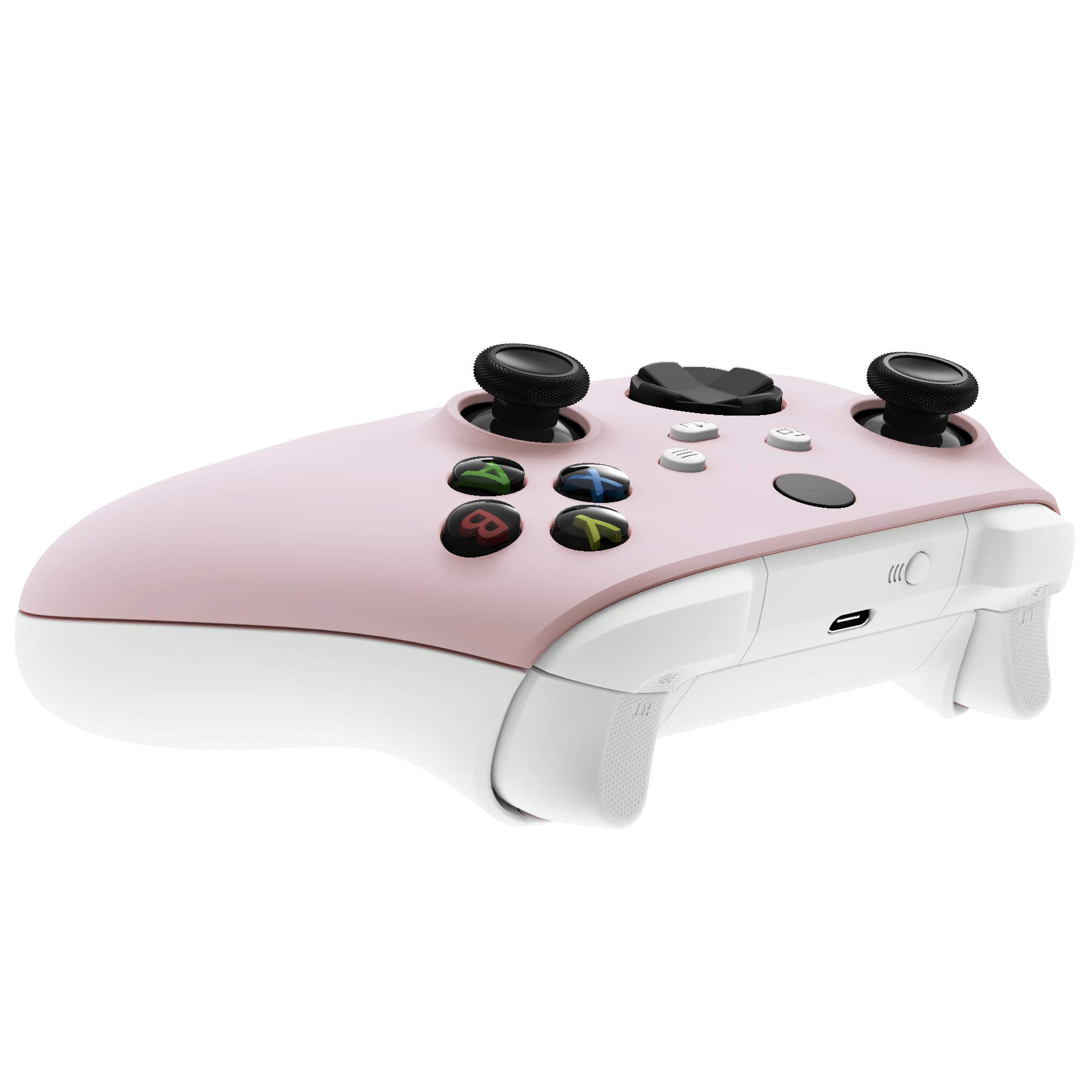 eXtremeRate Replacement Shell for Xbox Series X & S Controller - Personalized Upgrade - Cherry Blossoms Pink Custom Case Faceplate Cover for Xbox Core Wireless Controller [Controller NOT Included]