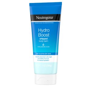 Neutrogena Hydro Boost Whipped Body Balm with Hydrating Hyaluronic Acid for Dry to Extra Dry Skin, Lightweight & Non-Greasy Daily Moisturizing Balm, 7 oz 1 ea (Pack of 3)