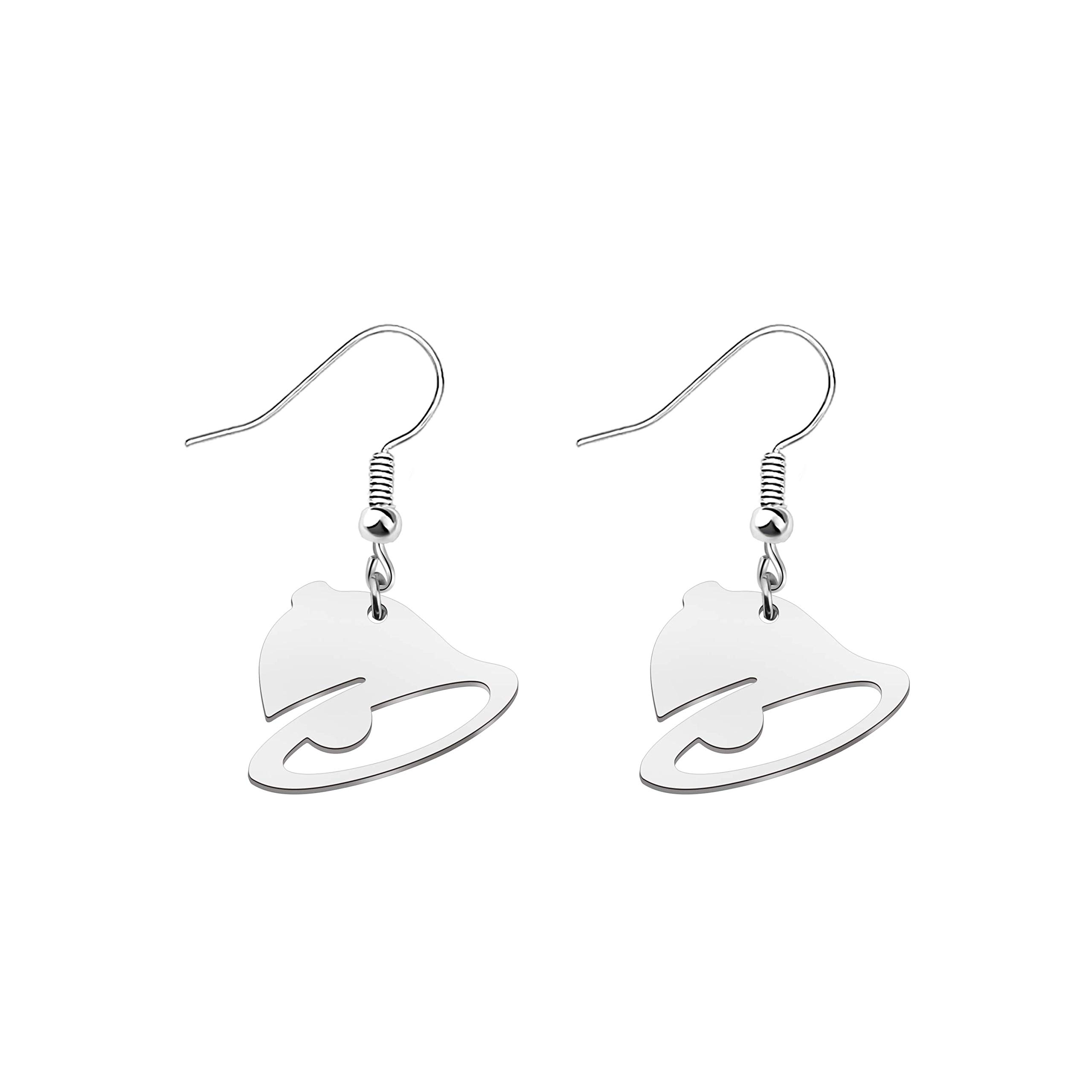 ENSIANTH Food Earrings Food Lover Gift Food Lover Gift (Bell Earrings)