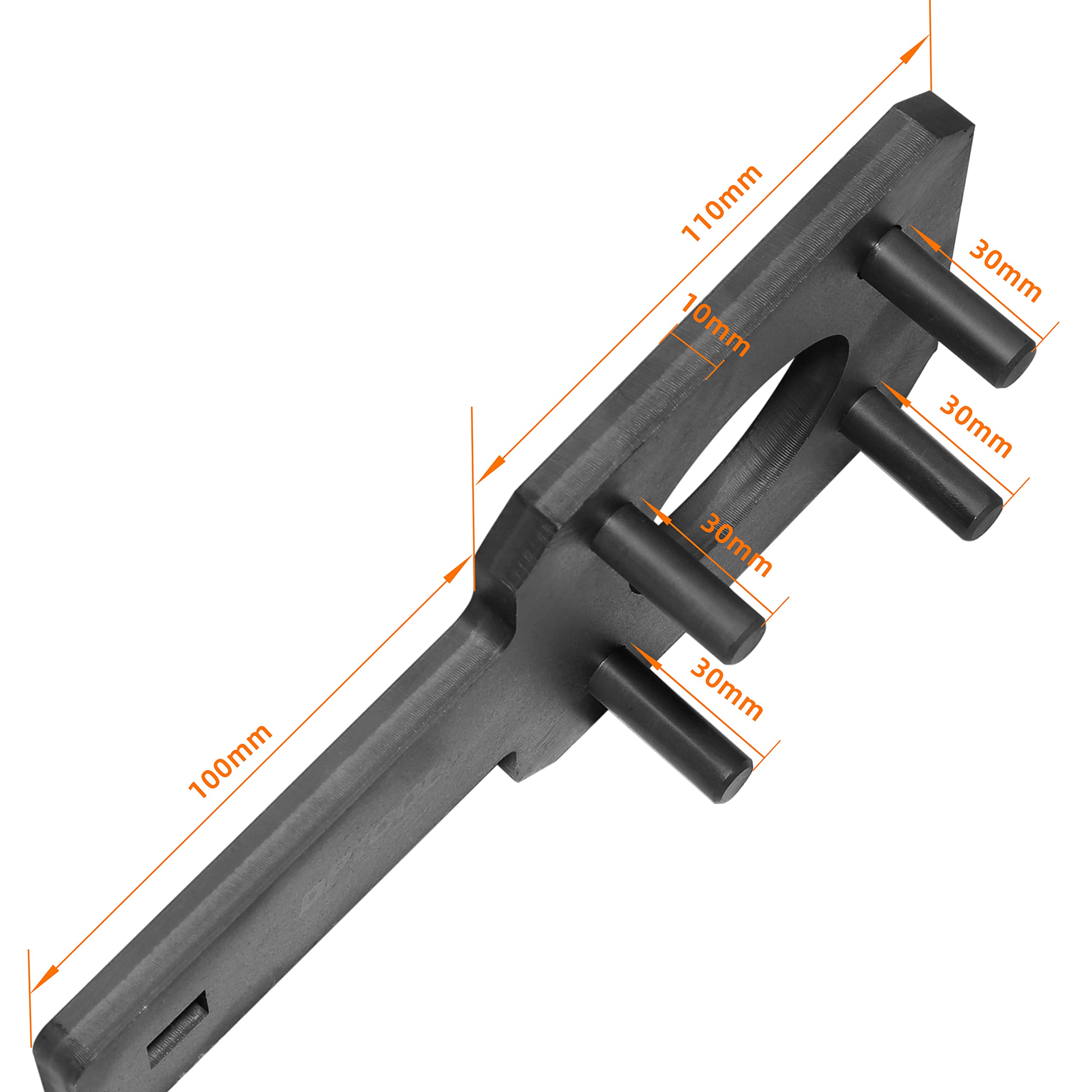 Crankshaft Wrench Crankshaft Vibration Harmonic Damper Holder Tool compatible with VW Routan Dodge Chrysler Ram 3.6L replace 10198A