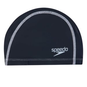 speedo unisex kids junior pace cap swimming cap, navy, one size