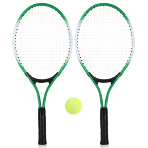 Tennis Set for Kids， Children's Tennis Racket with Free Ball for Training Tennis Carbon Fiber Top Steel Material Tennis String - Teenager's Tennis Racket