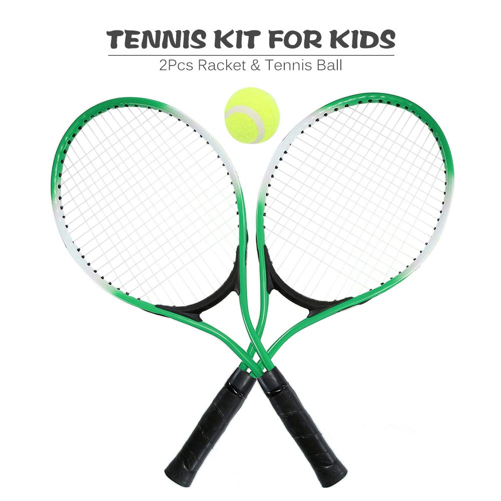 Tennis Set for Kids， Children's Tennis Racket with Free Ball for Training Tennis Carbon Fiber Top Steel Material Tennis String - Teenager's Tennis Racket