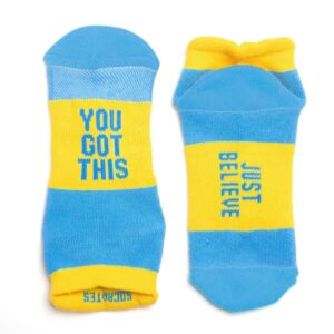 gone for a run inspirational athletic running socks | women's woven low cut | inspirational slogans | over 25 styles (you got this)