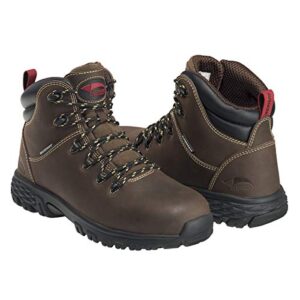 avenger work boots flight a7420 men's alloy toe eh waterproof work boots, 12 w