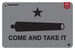 tekmat "come and take it cannon mat 17"", durable, washable, gun cleaning mat, black