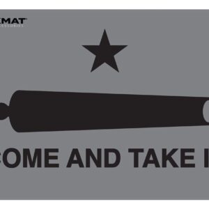 Tekmat "Come and Take It Cannon Mat 17"", Durable, Washable, Gun Cleaning Mat, Black