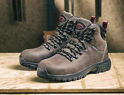 Avenger Work Boots Flight A7420 Men's Alloy Toe EH Waterproof Work Boots, 12 W