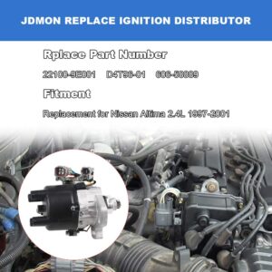 JDMON Compatible with Ignition Distributor Toyota Corolla Celica Geo Prizm 1.6L 1.8L 1993 1994 1995 Replace 19020-16280 19020-16250