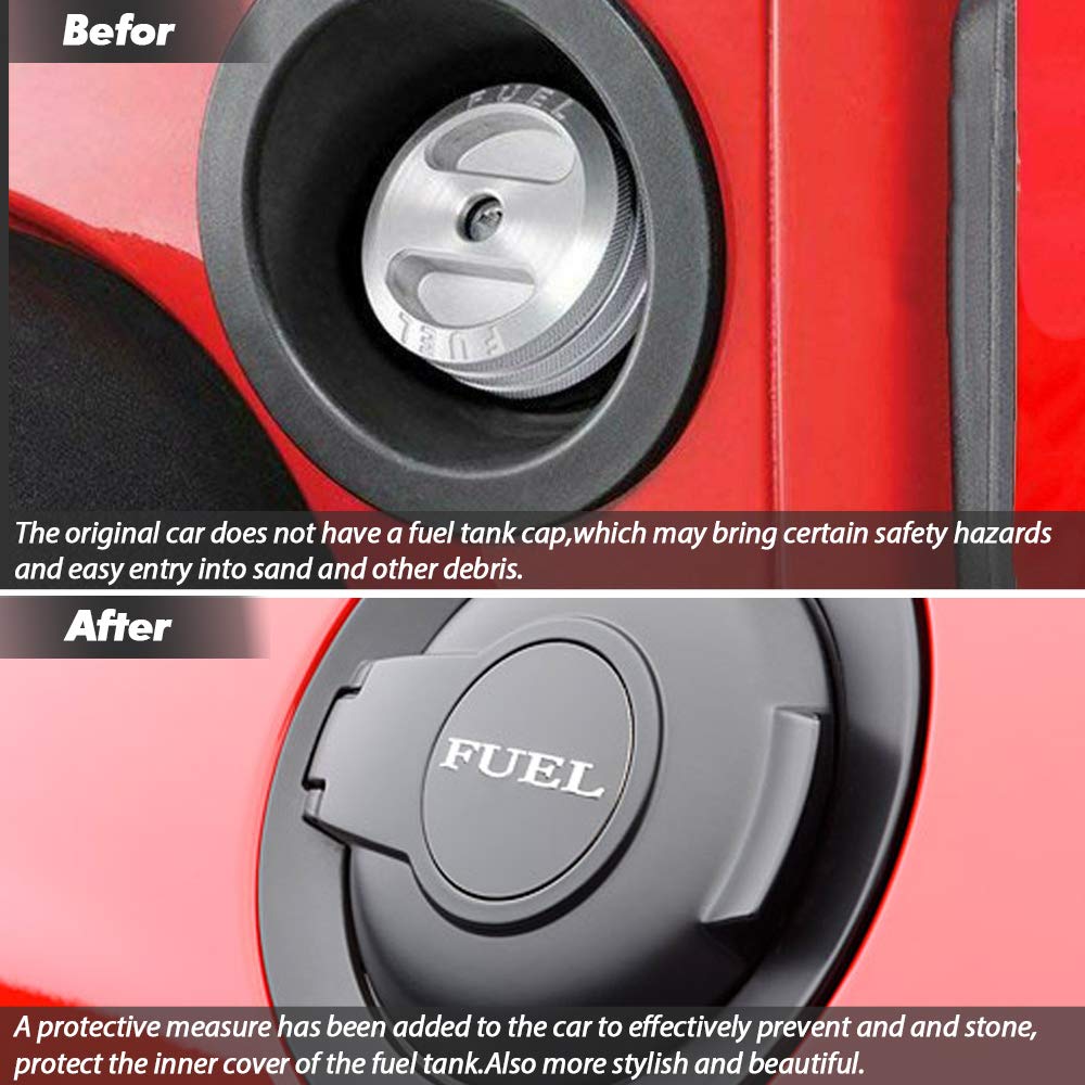 Fuel Gas Door Vapor Edition Replacement for Dodge Challenger 2008-2019 Fuel Filler Door Gas Cover Cap Replaces 68250120AA