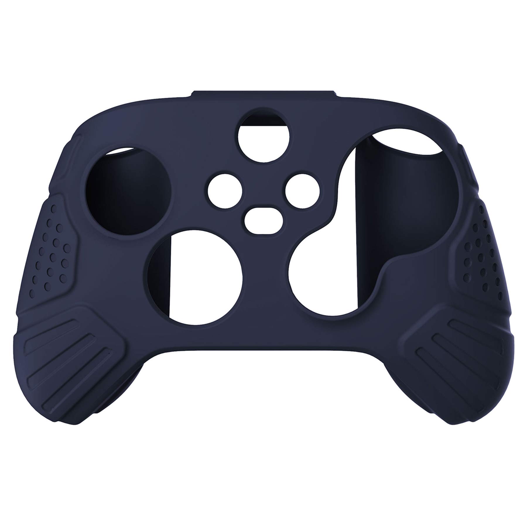 PlayVital Guardian Edition Midnight Blue Ergonomic Soft Anti-Slip Controller Silicone Case Cover, Rubber Protector Skins with Black Joystick Caps for Xbox Series S/X Controller