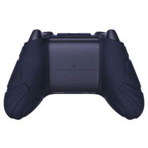 PlayVital Guardian Edition Midnight Blue Ergonomic Soft Anti-Slip Controller Silicone Case Cover, Rubber Protector Skins with Black Joystick Caps for Xbox Series S/X Controller