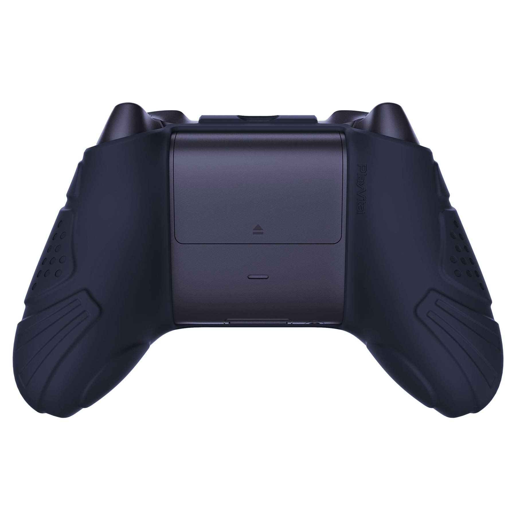 PlayVital Guardian Edition Midnight Blue Ergonomic Soft Anti-Slip Controller Silicone Case Cover, Rubber Protector Skins with Black Joystick Caps for Xbox Series S/X Controller