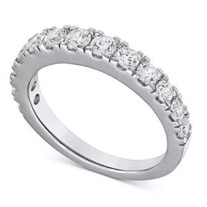 Aihpos Engagement Ring Sets Bridal Sets Wedding Rings for Women, 1 Carat Center Princess Cut Moissanite Bridal Ring Set 925 Sterling Silver 10K 14K 18K Gold (18K Gold)