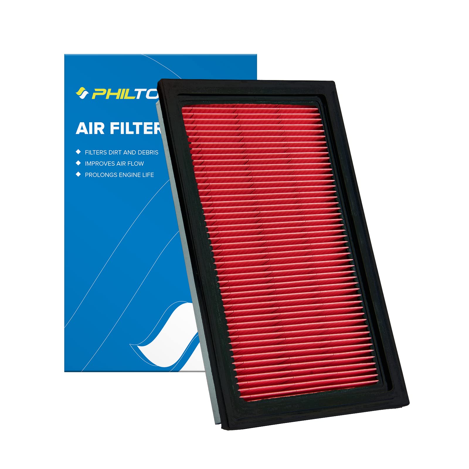 PHILTOP Engine Air Filter CA4309 for Infiniti, Nissan, Saab & Subaru - 350Z, Altima, Frontier, Maxima, Murano, Pathfinder, Quest, Sentra, Xterra, FX35, G20, JX35, M30, Forester, Impreza, Legacy