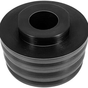 KF04060BK Body Mount Bushing Kit Fit for Ford 2008-2016 F250 F350 Super Duty 2WD 4WD Steel Sleeves & Hardware & Polyurethane Body Cab Mounts (black)