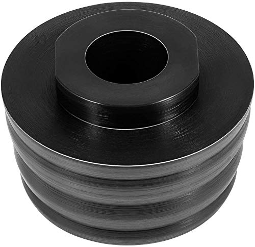 KF04060BK Body Mount Bushing Kit Fit for Ford 2008-2016 F250 F350 Super Duty 2WD 4WD Steel Sleeves & Hardware & Polyurethane Body Cab Mounts (black)