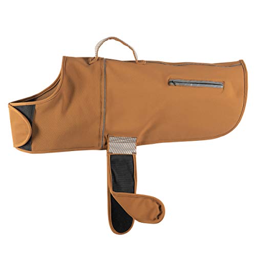 Carhartt Quick Duck Jac, Pet Dog Vest, Water Repellent Canvas, Brown, Small