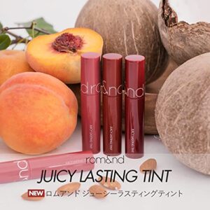 rom&nd Juicy Lasting Tint 20 DARK COCONUTㅣLong-lasting, MLBB, Clear & Natural Makeup, K-beauty Lips, 5.5g ㅣ0.2 oz