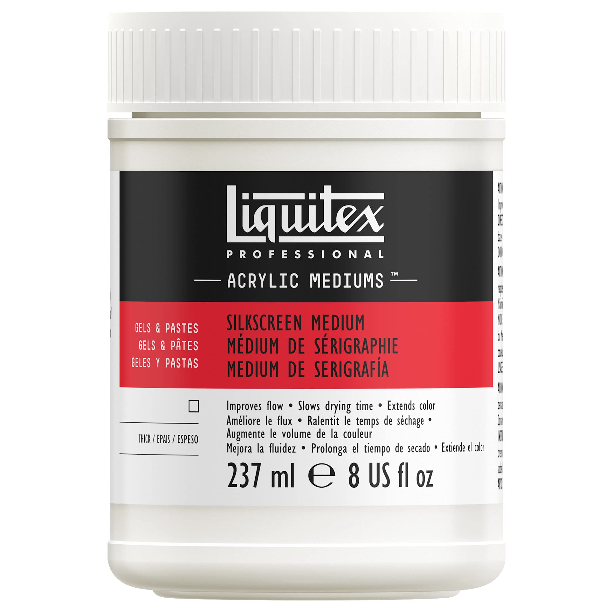 Liquitex Professional Silkscreen Gel Medium, 237ml (8-oz)