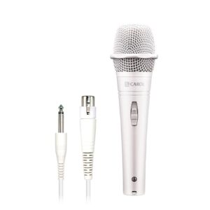 carol dynamic microphone with unidirectional, e dur-916s, optimized for all vocal applications, minimizes handling noise without compromising sound quality (white edition)