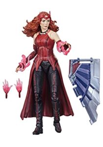 avengers hasbro marvel legends series 6-inch action figure toy scarlet witch, premium design and 4 accessories, for kids age 4 and up