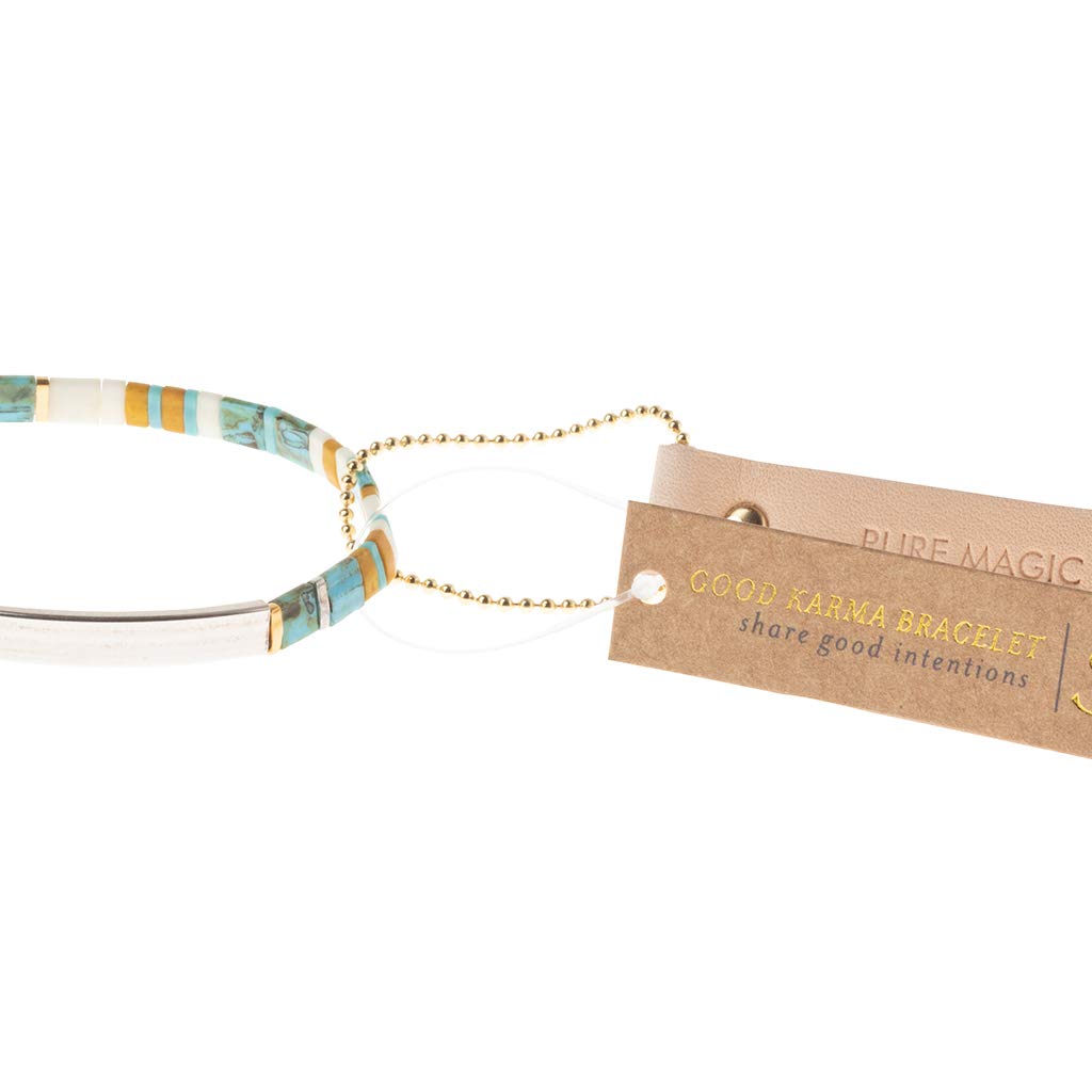 Scout Curated Wears - Good Karma Miuki Bracelet - Pure Magic - Turq/Silver