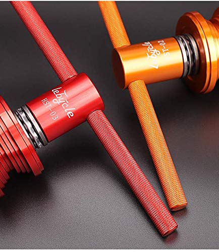 WIROJ BlueSunshine Bike Headset Cup and Bottom Bracket Press Installation Tool,Bike Headset Press-in Tool,Bicycle Repair Accessories Bearing Installer (Orange)