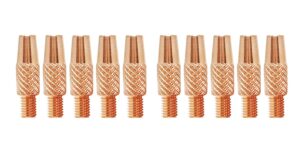 10-pk .035” 186406 mig contact tips fit miller spoolmate 100, 3035, 185 and hobart dp-3035, spoolrunner 100 (10-pk .035")