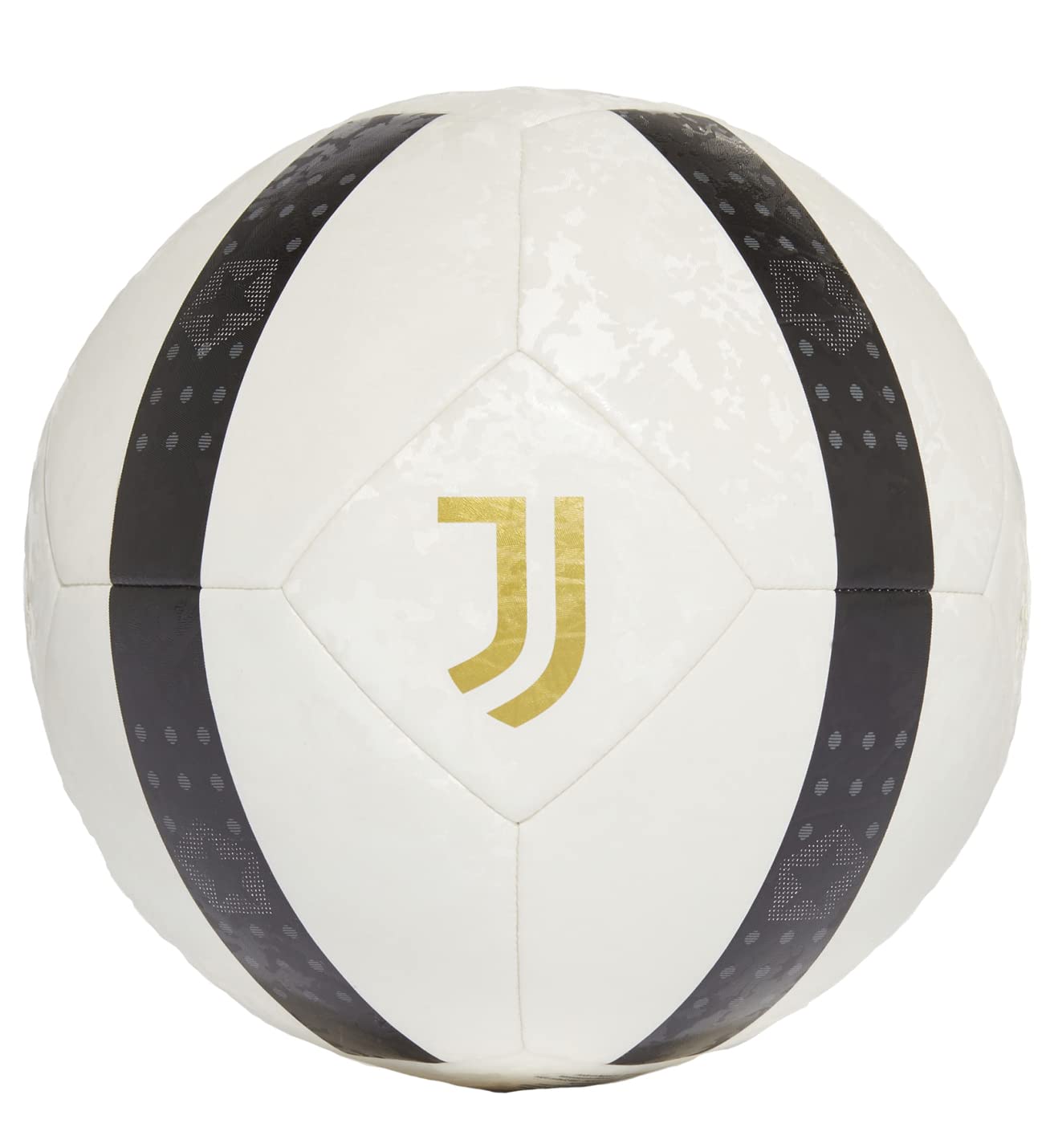 adidas unisex-adult Juventus Turin Club Home Soccer Ball White/Black/Matte Gold/Grey 5