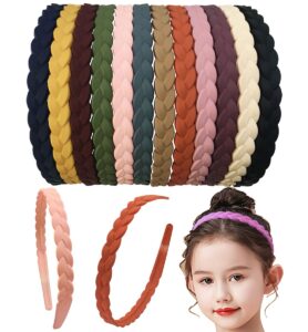 springtime 12pcs hard headbands with teeth for girls women thin plastic hair headbands for teens lady