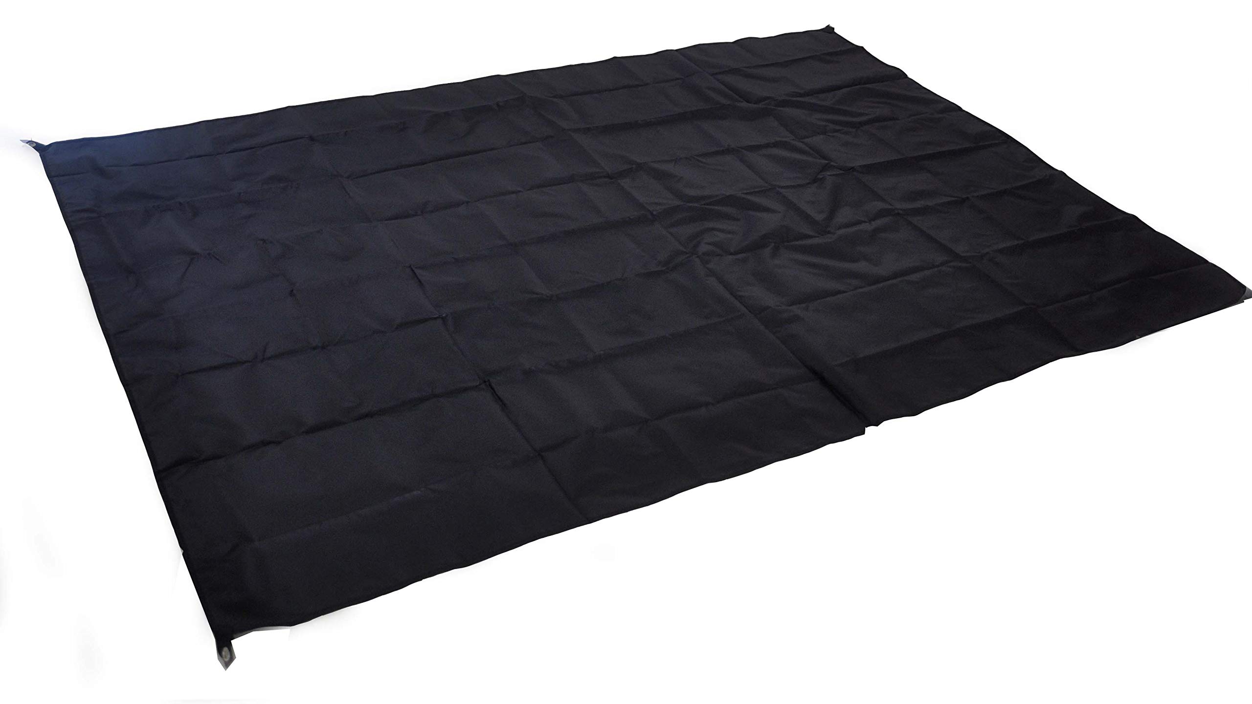 Hongaga Waterproof Camping Tarp for Ground Tent Footprint and Sunshade Camping Hiking for Picnics (Black-210X150CM)