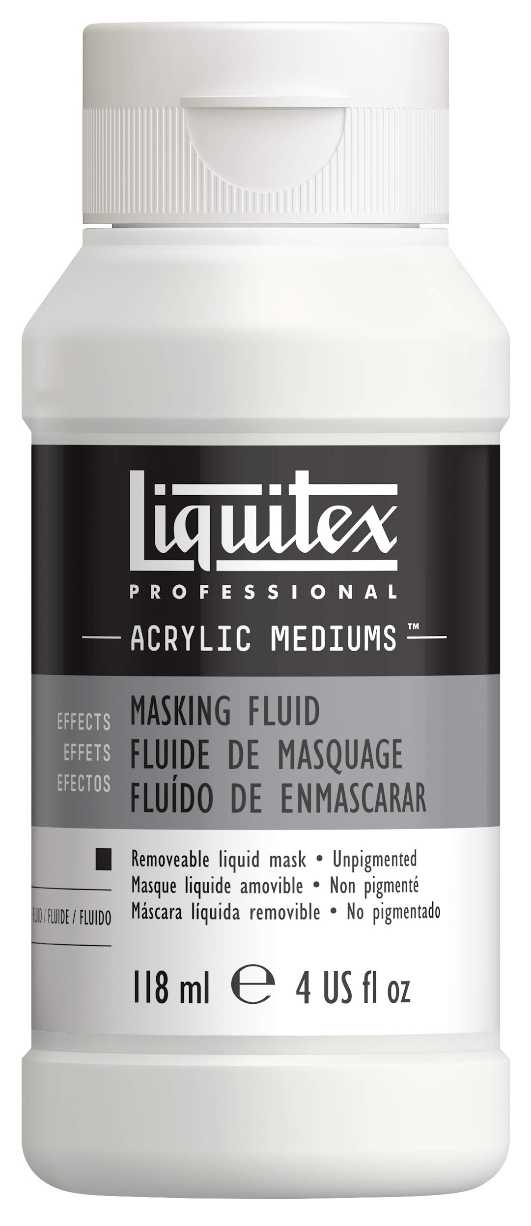 LIQUITEX Acrylic Masking Fluid Medium 118ML, Transparent