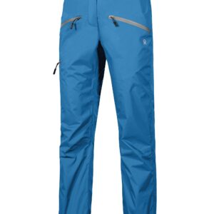 Little Donkey Andy Women's Lightweight Waterproof Rain Pants Breathable Hiking Pants for Outdoor Fishing Swedish Blue XL