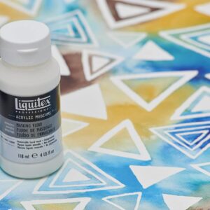 LIQUITEX Acrylic Masking Fluid Medium 118ML, Transparent