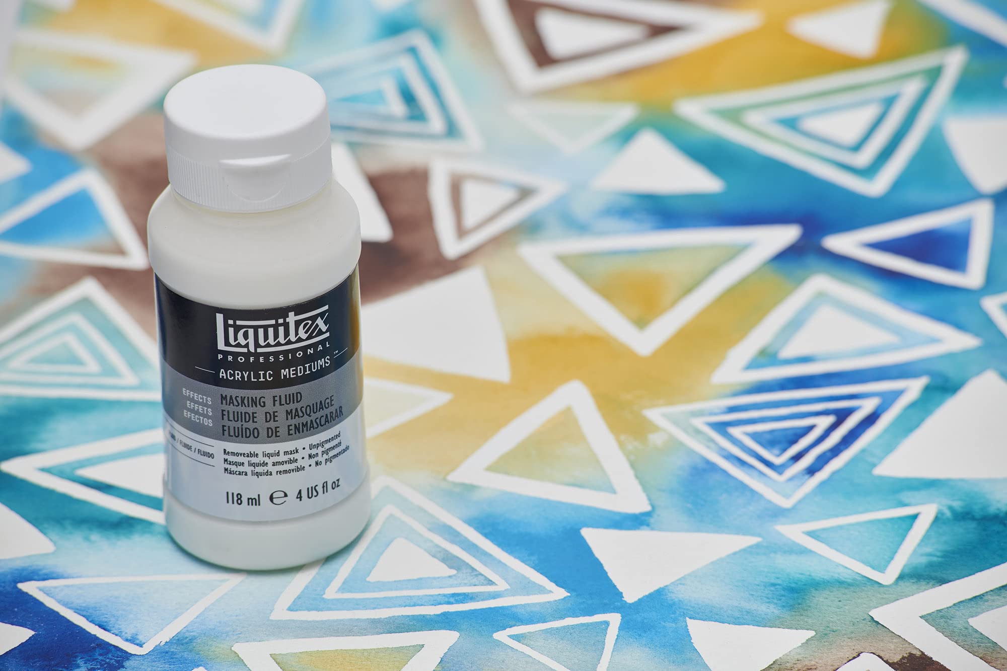 LIQUITEX Acrylic Masking Fluid Medium 118ML, Transparent