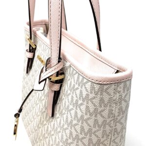 Michael Kors XS Carry All Jet Set Travel Womens Tote Powder Blush PVC