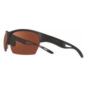 Revo Sunglasses Jett: Polarized Lens Filters UV, Semi-Rimless Rectangle Wrap Frame, Matte Black Frame with Drive Lens